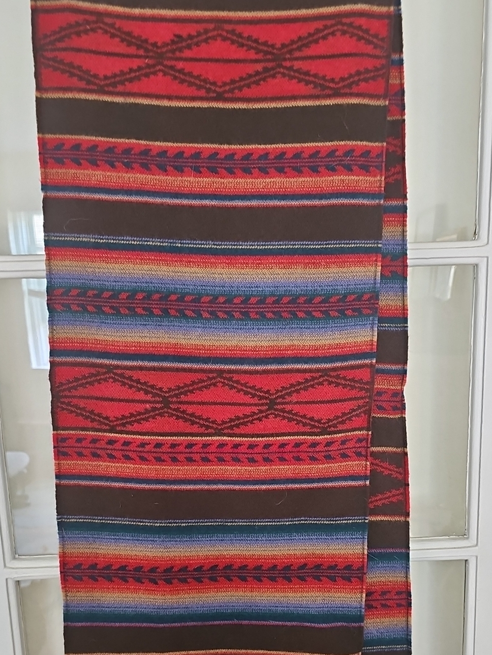 Colorful Soft Wool Striped Scarf